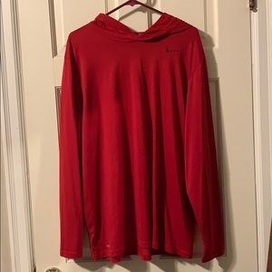 Nike Men's Hyper Dry Hooded Long Sleeve Shirt